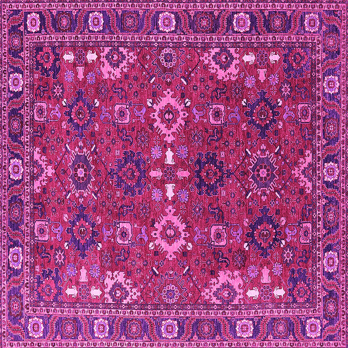 Square Oriental Pink Industrial Rug, urb2842pnk