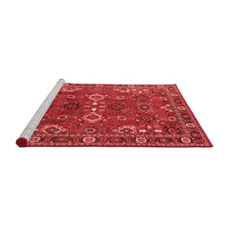 Industrial Red Washable Rugs