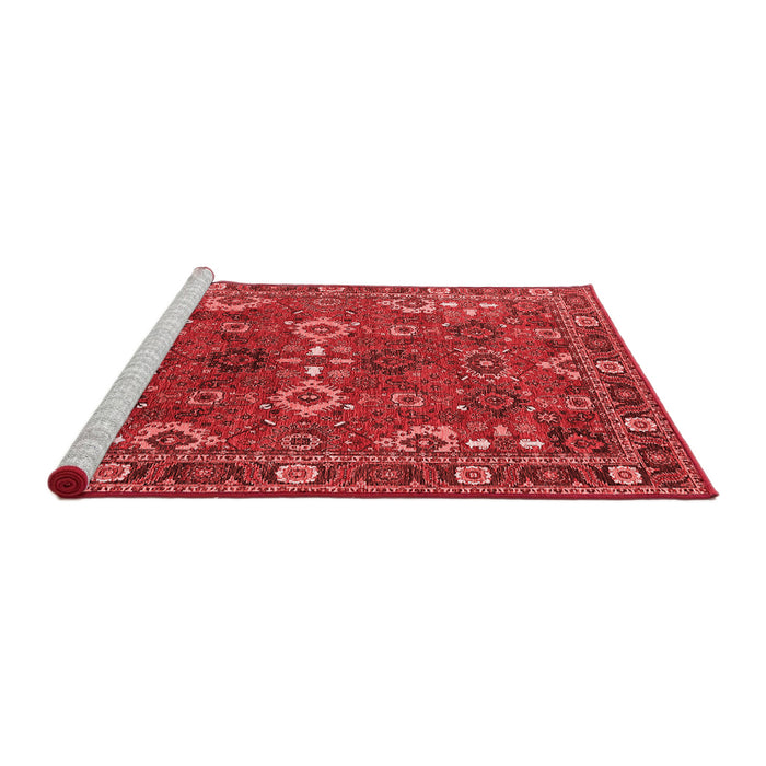 Industrial Red Washable Rugs