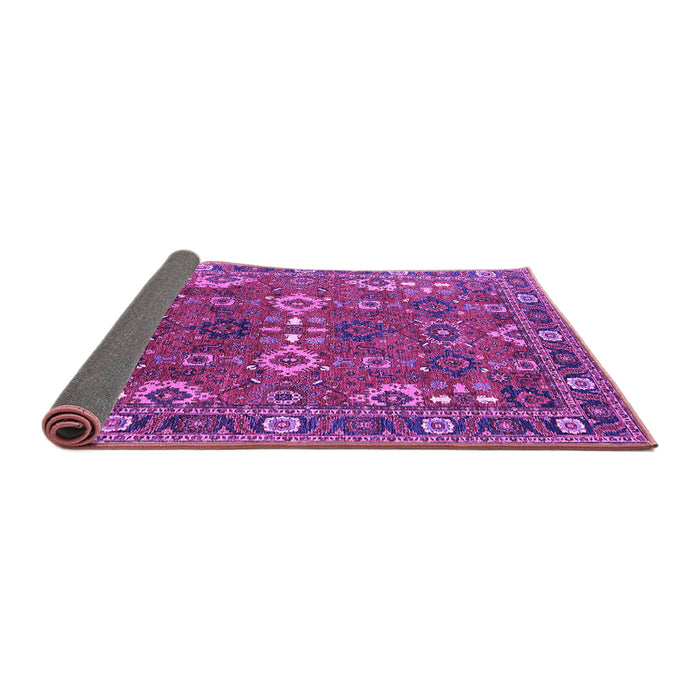 Sideview of Oriental Purple Industrial Rug, urb2842pur