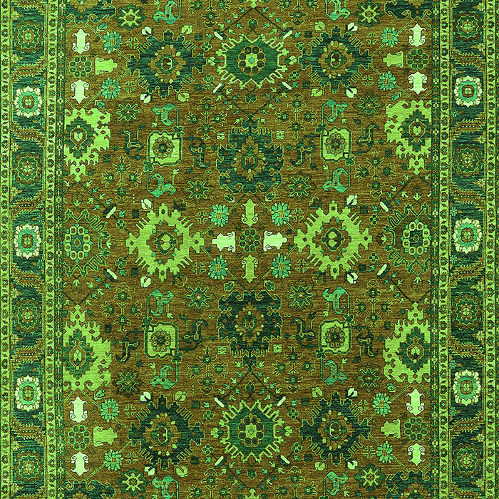 Oriental Green Industrial Rug, urb2842grn