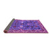 Sideview of Oriental Purple Traditional Rug, urb2843pur