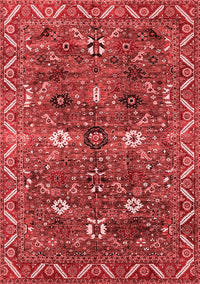 Oriental Red Traditional Rug, urb2843red