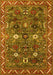 Machine Washable Oriental Yellow Traditional Rug, wshurb2843yw