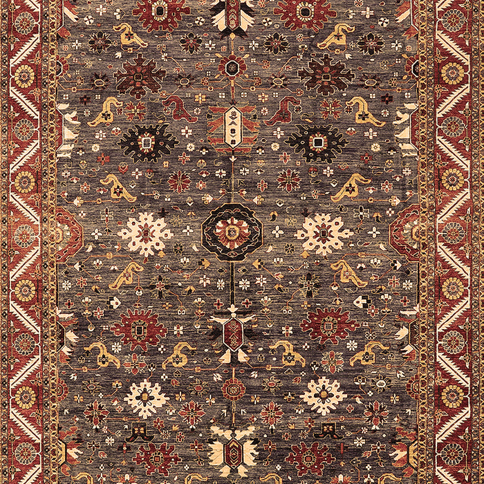 Oriental Brown Traditional Rug, urb2843brn