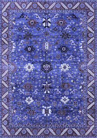 Oriental Blue Traditional Rug, urb2843blu