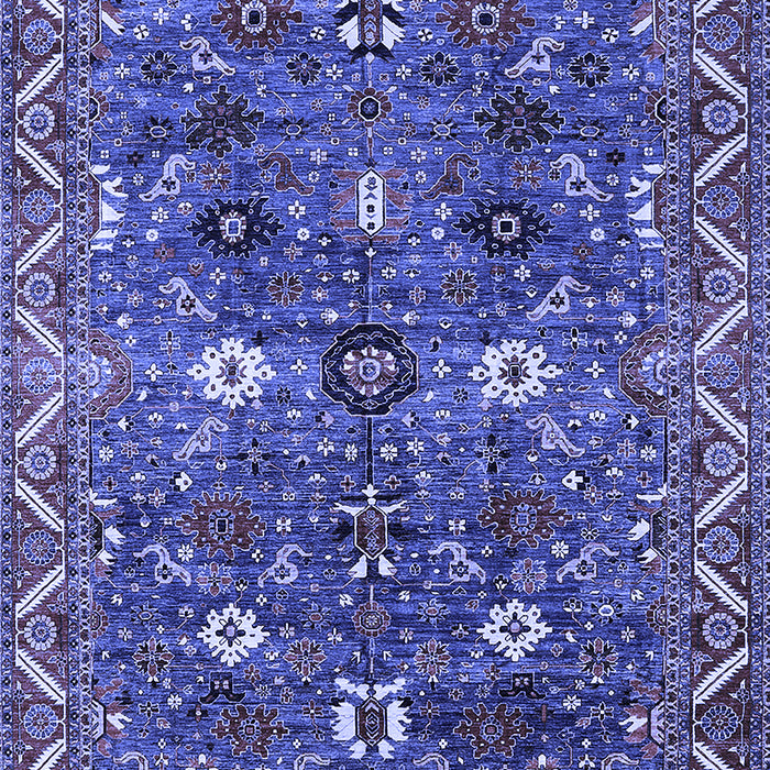 Oriental Blue Traditional Rug, urb2843blu