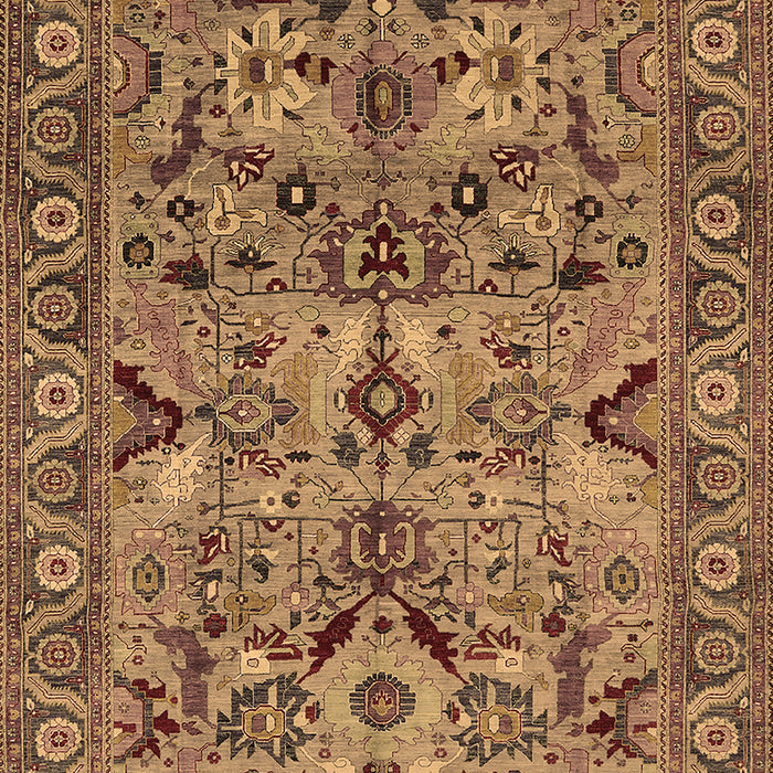 Oriental Brown Traditional Rug, urb2844brn