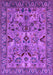 Machine Washable Oriental Purple Traditional Area Rugs, wshurb2844pur