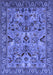Oriental Blue Traditional Rug, urb2844blu