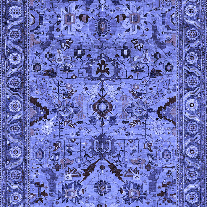 Oriental Blue Traditional Rug, urb2844blu