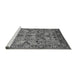 Sideview of Machine Washable Oriental Gray Traditional Rug, wshurb2844gry