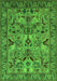 Oriental Green Traditional Rug, urb2844grn