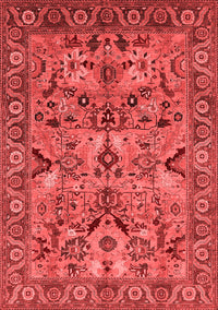 Oriental Red Traditional Rug, urb2844red