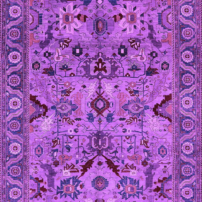 Oriental Purple Traditional Rug, urb2844pur