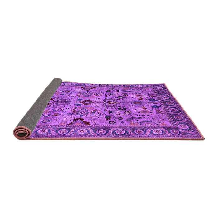 Sideview of Oriental Purple Traditional Rug, urb2844pur
