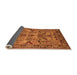 Sideview of Oriental Orange Traditional Rug, urb2844org