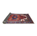 Sideview of Mid-Century Modern Pink Persian Rug, urb2845