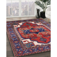 Mid-Century Modern Pink Persian Rug, urb2845