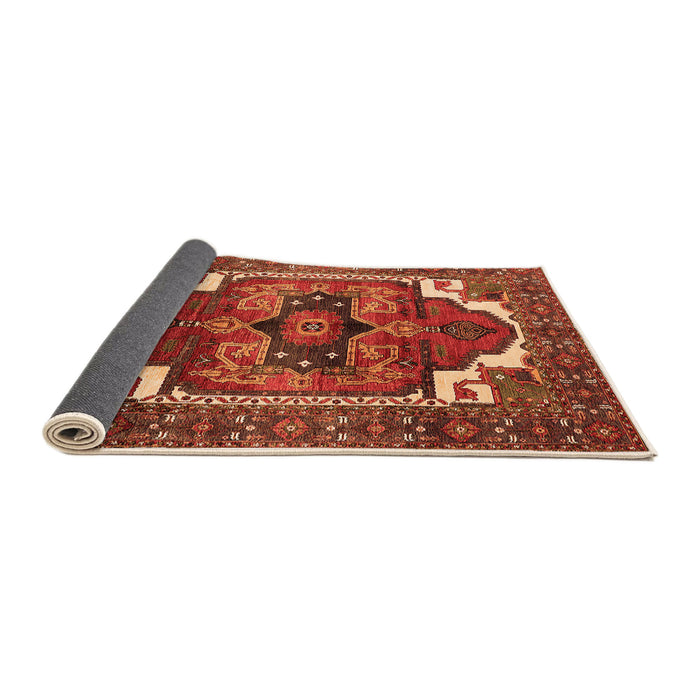 Sideview of Persian Orange Traditional Rug, urb2845org