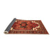 Sideview of Persian Orange Traditional Rug, urb2845org