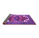 Sideview of Persian Purple Traditional Rug, urb2845pur