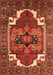 Machine Washable Persian Orange Traditional Area Rugs, wshurb2845org