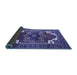 Sideview of Persian Blue Traditional Rug, urb2845blu