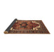 Sideview of Persian Brown Traditional Rug, urb2845brn