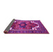 Sideview of Persian Pink Traditional Rug, urb2845pnk