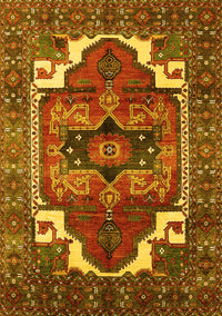 Persian Yellow Traditional Rug, urb2845yw