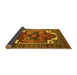 Sideview of Persian Yellow Traditional Rug, urb2845yw