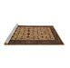 Sideview of Machine Washable Oriental Brown Industrial Rug, wshurb2846brn