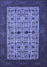 Oriental Blue Industrial Rug, urb2846blu