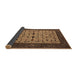 Sideview of Oriental Brown Industrial Rug, urb2846brn