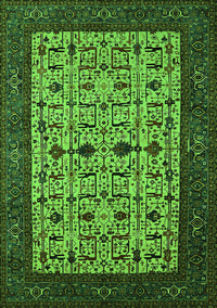 Oriental Green Industrial Rug, urb2846grn