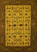 Oriental Yellow Industrial Rug, urb2846yw