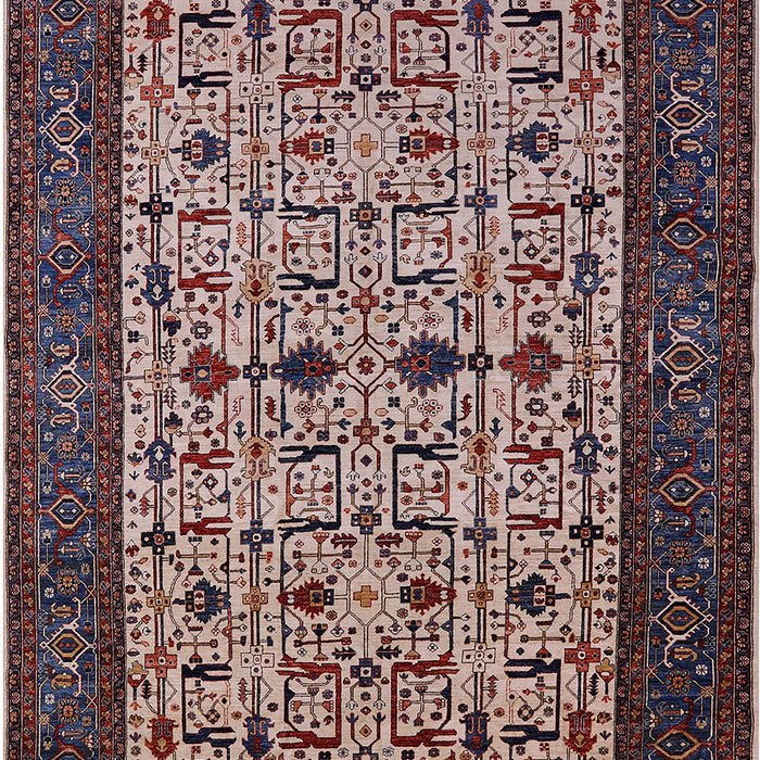 Mid-Century Modern Purple Lily Purple Oriental Rug, urb2846