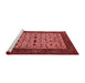 Industrial Red Washable Rugs