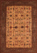 Machine Washable Oriental Orange Industrial Area Rugs, wshurb2846org