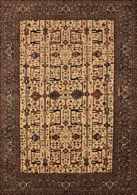 Oriental Brown Industrial Rug, urb2846brn