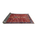 Sideview of Mid-Century Modern Rose Purple Oriental Rug, urb2847