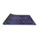 Sideview of Oriental Blue Industrial Rug, urb2847blu