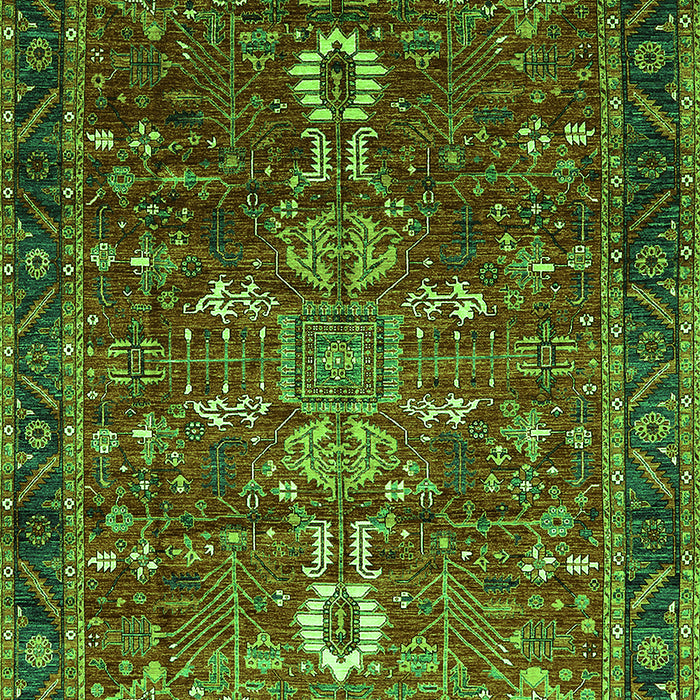Oriental Green Industrial Rug, urb2847grn