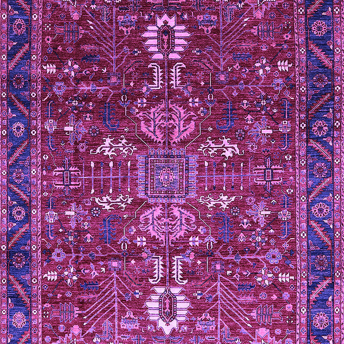 Machine Washable Oriental Purple Industrial Area Rugs, wshurb2847pur