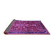 Sideview of Oriental Purple Industrial Rug, urb2847pur