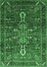 Oriental Emerald Green Industrial Rug, urb2847emgrn