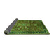 Sideview of Oriental Green Industrial Rug, urb2847grn