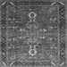 Square Oriental Gray Industrial Rug, urb2847gry