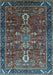 Oriental Light Blue Industrial Rug, urb2847lblu